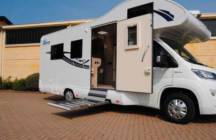 Rolstoel aangepaste camper - mobilhome, Caravans en Kamperen, Mobilhomes, Particulier, tot en met 4, Fiat, Fiat, Diesel, Automaat