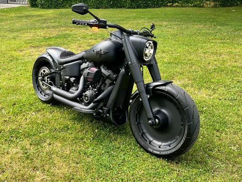 Harley Softail Fat Boy Dark Custom UNIEK Nieuw, Motoren, Motoren | Harley-Davidson, Particulier, Overig, meer dan 35 kW, 2 cilinders