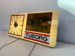 Boîte à lumière publicitaire ancienne TUBORG 1972, Collections, Enlèvement ou Envoi, Utilisé, Table lumineuse ou lampe (néon)