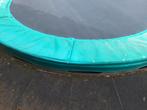 Inbouw trampoline + rubber tegels. Rubberen tegels voor rond, Ophalen, Zo goed als nieuw
