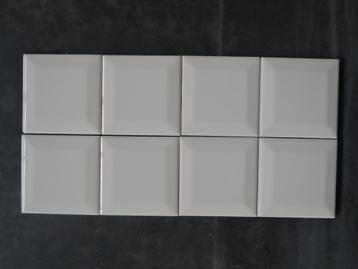 Metrotegels - Altair Ceramics - Melkwit - 7.5 x 7.5cm beschikbaar voor biedingen