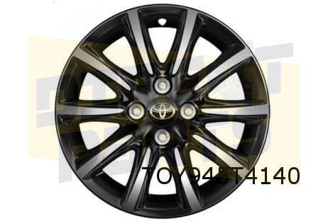 Toyota Aygo velg Aluminium 15'' 10-spaaks hoogglans zwart /, Auto-onderdelen, Banden en Velgen, Band(en), 15 inch, Personenwagen