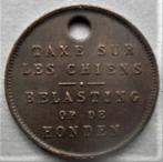 Medaille belasting op honden 1926 staat Super, Postzegels en Munten, Penningen en Medailles, Verzenden, Overige materialen