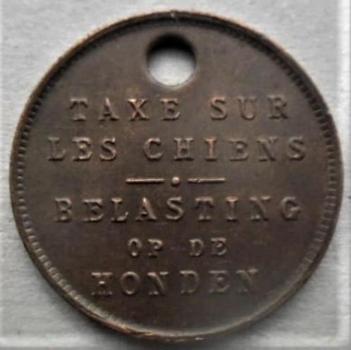 Medaille belasting op honden 1926 staat Super, Postzegels en Munten, Penningen en Medailles, Overige materialen, Verzenden