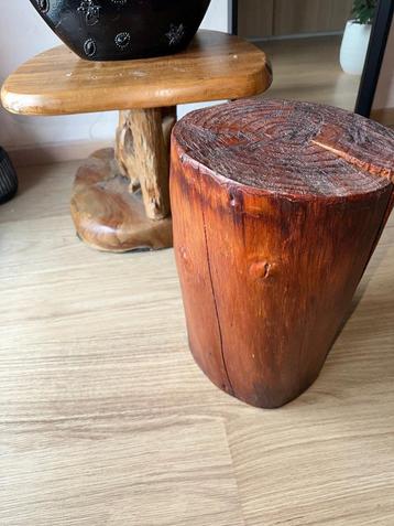 Table d appoint  ou support plante, Rond, Moins de 55 cm, Enlèvement, Bois