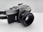 Minolta 101b + Minolta MC Rokkor PF 50mm f1.7, Audio, Tv en Foto, Ophalen of Verzenden, Gebruikt, Spiegelreflex, Minolta