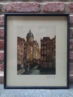Roger Hebbelinck - ets - Kolk, Amsterdam, Ophalen of Verzenden