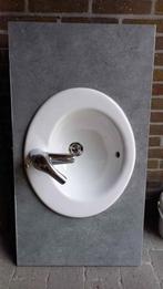 lavabo in blad 90 cm, Huis en Inrichting, Ophalen, Gebruikt, 50 tot 100 cm, Minder dan 25 cm