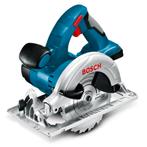 Bosch GKS 18v LI, Ophalen, Cirkelzaag, Zo goed als nieuw, 30 tot 70 mm