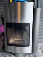 Houtkachel Design Harrie Leenders 360 draaibaar, Huis en Inrichting, Kachels, Gebruikt, Houtkachel, Ophalen of Verzenden, Vrijstaand