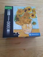 Puzzel 1000 stuks - Clementoni - Van Gogh - Sunflowers., Hobby en Vrije tijd, Ophalen, 500 t/m 1500 stukjes, Zo goed als nieuw