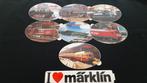 Lot 8 stickers miniatuur modeltreinen Marklin treinen, Verzamelen, Ophalen of Verzenden, Merk, Zo goed als nieuw