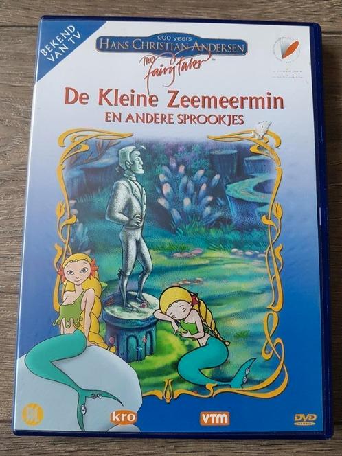 Dvd De kleine zeemeermin,  HC Andersen fairy tales, Cd's en Dvd's, Dvd's | Tekenfilms en Animatie, Zo goed als nieuw, Europees