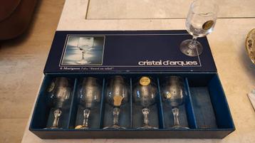 Verres à liqueur cristal d'Arques beschikbaar voor biedingen