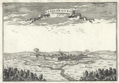1665 - Marienburg / Marienbourg, Antiquités & Art, Art | Eaux-fortes & Gravures, Envoi