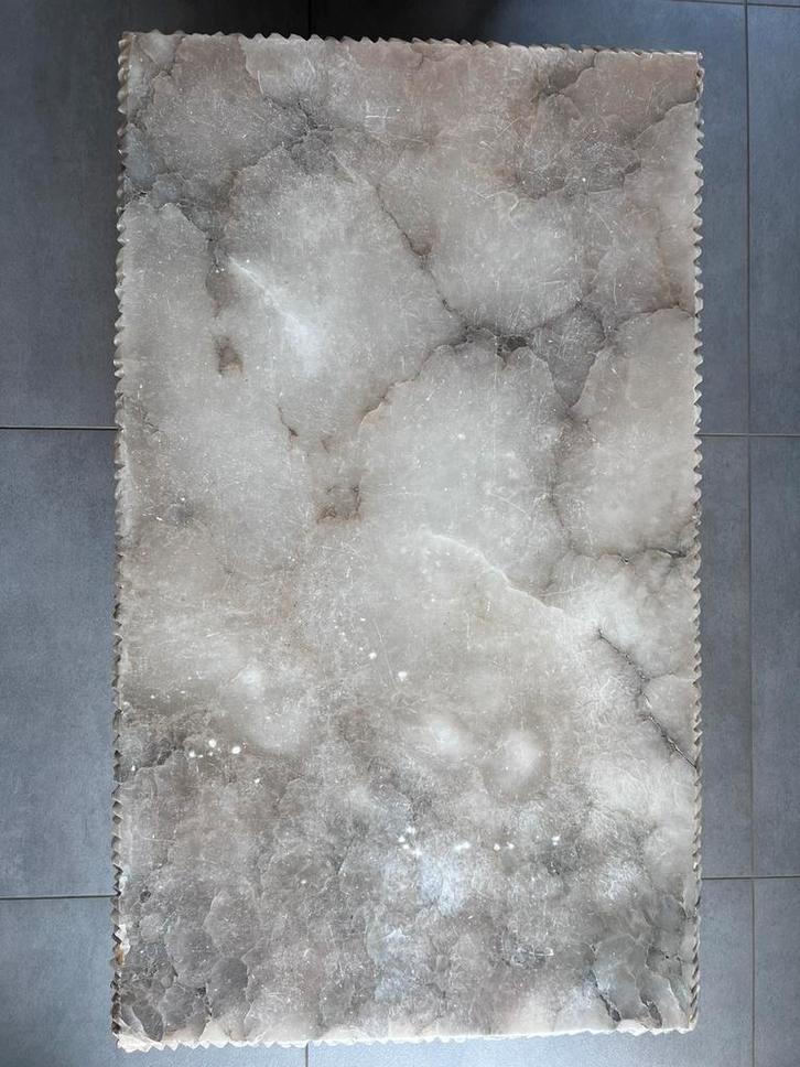 Unieke vintage salontafel, Huis en Inrichting, Tafels | Salontafels, Gebruikt, Minder dan 50 cm, Minder dan 50 cm, 50 tot 100 cm