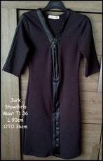 Stijlvolle zwarte jurk ShowGirls T1 36, Comme neuf, Taille 36 (S), Noir, Envoi