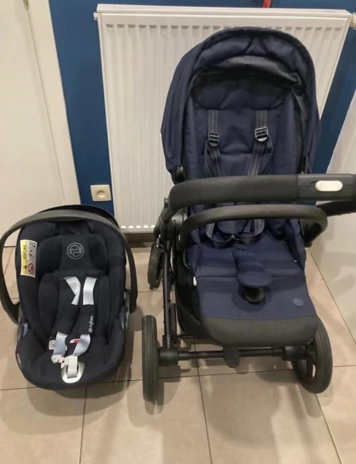 Poussette + maxi cosy de marque CYBEX modèle BALIOS, Kinderen en Baby's, Kinderwagens en Combinaties, Gebruikt, Kinderwagen, Maxi-Cosi