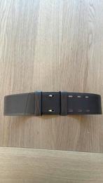 Bruine lederen riem 95cm lang 6 cm breed, Ophalen of Verzenden, Zo goed als nieuw