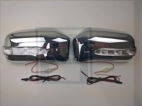 Volvo Spiegelkappen set chroom met richtingindicatie voor 85, Autos : Pièces & Accessoires, Autres pièces automobiles, Neuf, Enlèvement ou Envoi
