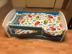 Peuterbed 140x70 cm Disney Cars, Ophalen, Zo goed als nieuw, Matras