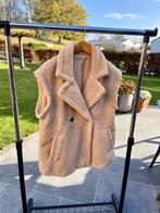 Beige teddy bodywarmer, Ophalen, Gedragen, Maat 38/40 (M), Beige