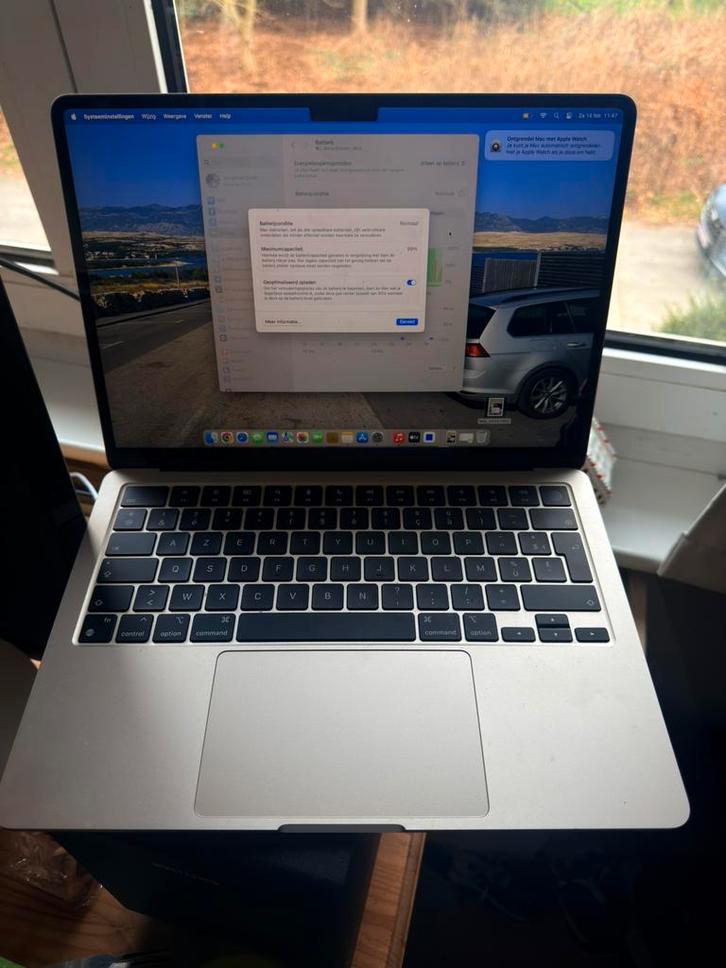 MacBookAir M3 13” — 24GB RAM — 512GB, Informatique & Logiciels, Ordinateurs portables Windows, Comme neuf, 13 pouces, SSD, Enlèvement
