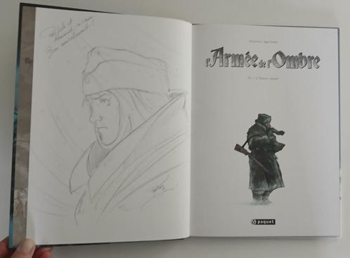 Bd L'armée de l'ombre 1 Dédicace EO Speltens Neuf, Boeken, Stripverhalen, Nieuw, Eén stripboek, Ophalen of Verzenden