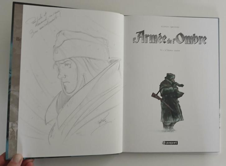 Bd L'armée de l'ombre 1 Dédicace EO Speltens Neuf, Boeken, Stripverhalen, Nieuw, Eén stripboek, Ophalen of Verzenden