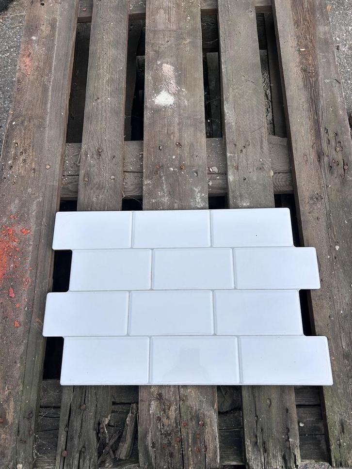 53 m² Cristacer wandtegels wit 34 x 50 cm – Nieuw, Doe-het-zelf en Bouw, Tegels, Nieuw, Wandtegels, Keramiek, 20 tot 40 cm, 40 tot 60 cm