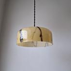 Vintage Art-Deco gemarmerde opaline glazen hanglamp., Ophalen of Verzenden