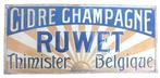 Reclamebord Cidre Champagne RUWET, Verzamelen, Merken en Reclamevoorwerpen, Ophalen of Verzenden, Gebruikt, Reclamebord