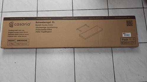 CASARIA Étagère flottante en chêne foncé, Huis en Inrichting, Woonaccessoires | Etagères, Nieuw, Ophalen