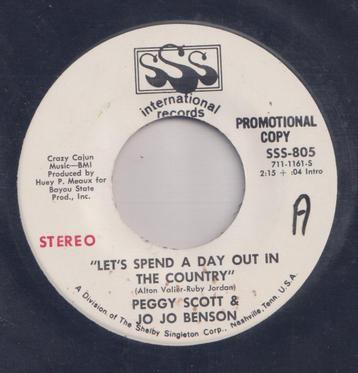 Peggy Scott & Jo Jo Benson - Let's spend a day out in the co beschikbaar voor biedingen