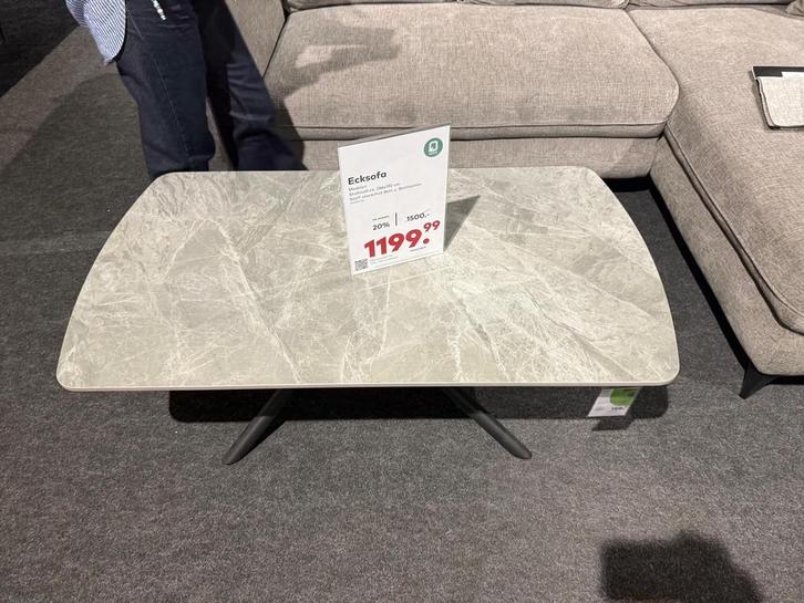 Table basse effet marbre gris, Maison & Meubles, Tables | Tables de salon, Comme neuf, Enlèvement