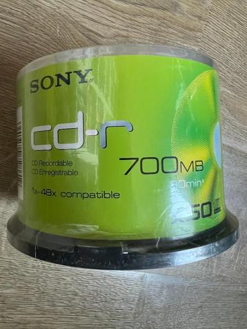 Sony CD-R 700Mb 80min 48xspd spindle 50 pack