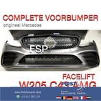 W205 C205 S205 C43 AMG Voorbumper Facelift Mercedes C Klasse, Gebruikt, -, Voor, Ophalen of Verzenden