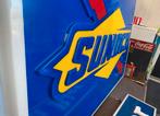 Mega SUNOCO reclame lichtbak XL, Verzamelen, Ophalen, Gebruikt, Lichtbak of (neon) lamp