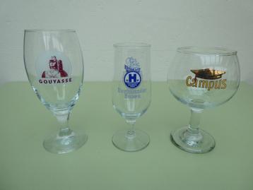 Trois verres à bière différents, Enlèvement ou Envoi, Neuf, Verre à bière