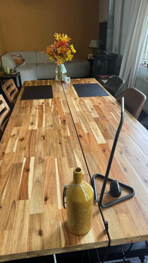 SKOGSTA Eettafel Acacia 235x100 cm, Huis en Inrichting, Tafels | Eettafels, Zo goed als nieuw, 100 tot 150 cm, 200 cm of meer