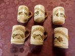 (12) -6 chopes - poterie lardinois -, Ophalen of Verzenden, Zo goed als nieuw, Kop(pen) en/of Schotel(s), Aardewerk