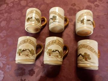 (12) -6 chopes - poterie lardinois - beschikbaar voor biedingen