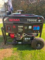 Weima agregaat 7500E, Doe-het-zelf en Bouw, Aggregaten, Ophalen, Elektrisch startend, Benzine, Zo goed als nieuw