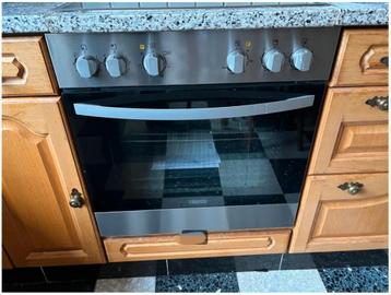Zanussi inbouw glaskeramische kookplaat en oven, Elektronische apparatuur, Fornuizen, Ophalen, Gebruikt, Inbouw