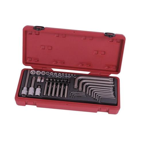 Torx gereedschapset 1/4", 3/8" 52 delig, Auto diversen, Overige Auto diversen, Verzenden
