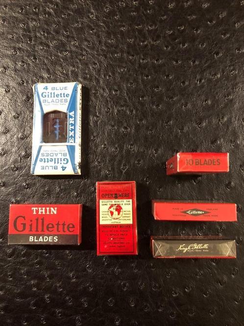 Liquidation - Lames de rasoir "Gillette" des années 60, Antiek en Kunst, Curiosa en Brocante, Ophalen