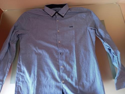 Mooi Hemd Hugo Boss 3xl 2xl xl l, Kleding | Heren, Overhemden, Zo goed als nieuw, Overige halswijdtes, Blauw, Ophalen of Verzenden