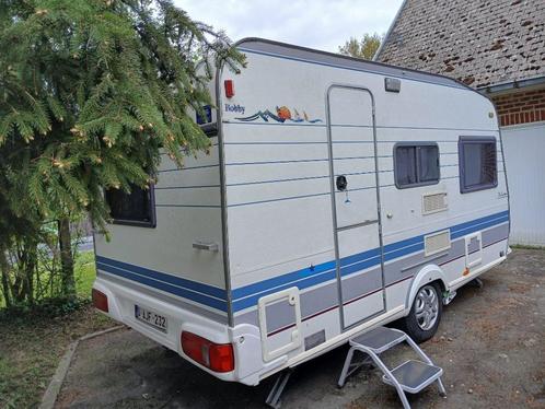 Hobby 440 U De Luxe Caravan VOORTENT 240 en mover, Caravans en Kamperen, Caravans, Bedrijf, Hobby, 2 aparte bedden, Dwarsbed, 5 tot 6 meter