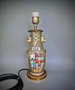 Lampe en porcelaine de Canton XIXieme, Ophalen of Verzenden