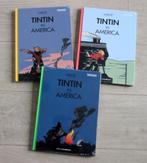 De 3 ingekleurde versies: Tintin in America Hardcover Kuifje, Ophalen of Verzenden, Nieuw, Herge